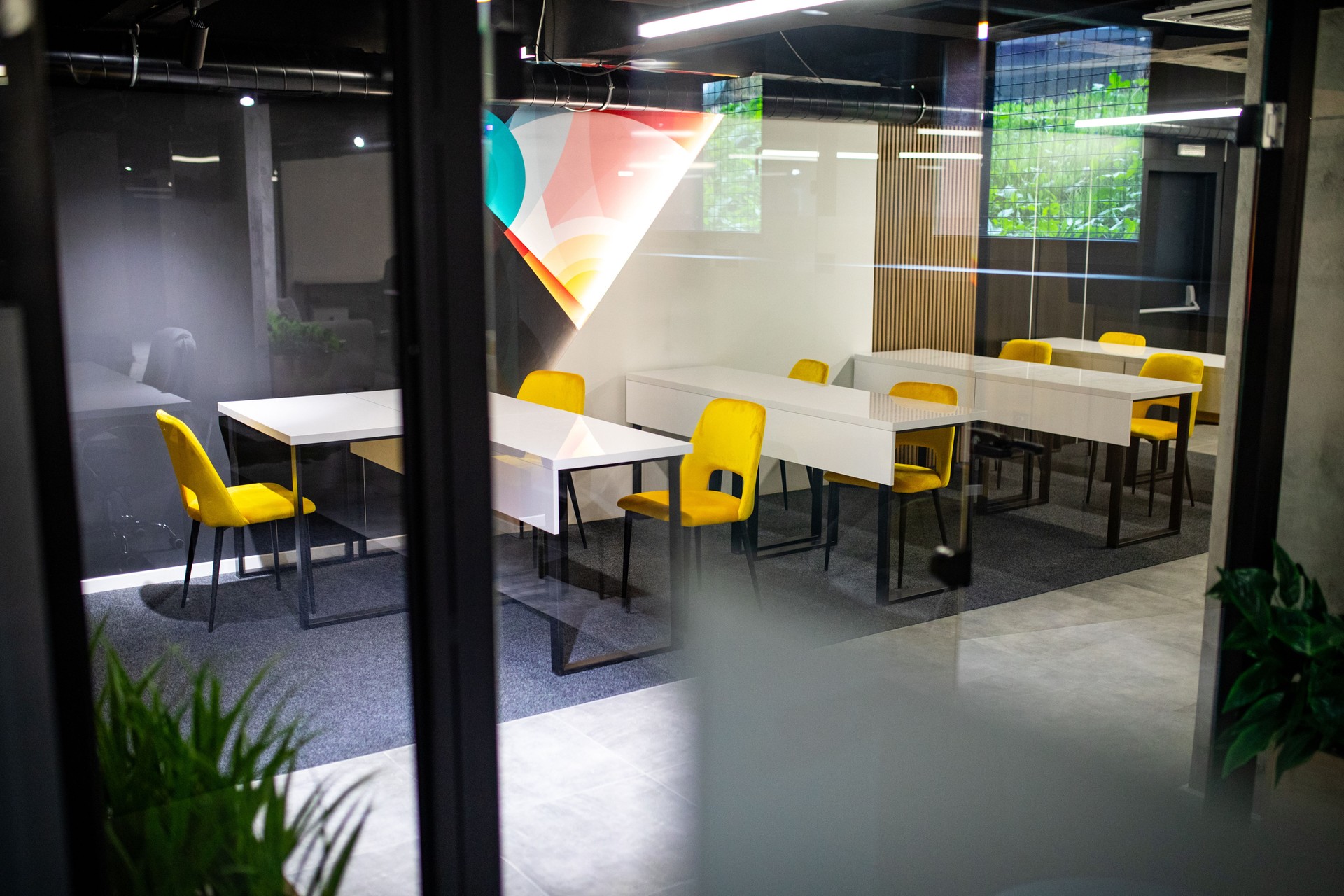 Interior of a conference room